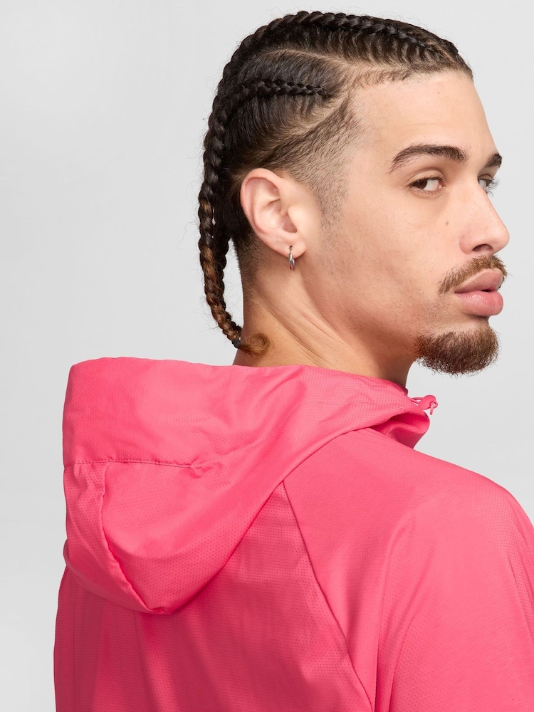 Nike Pink Light Windrunner Running Jacket - Image 4 of 9