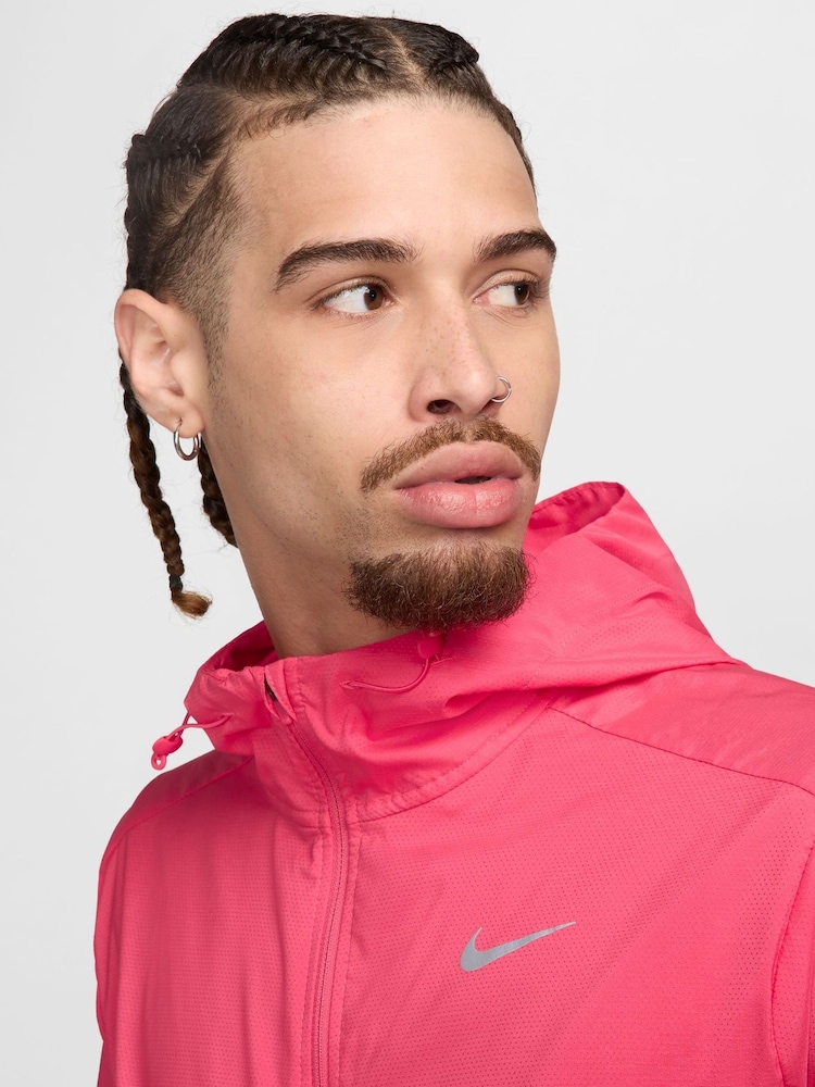 Nike Pink Light Windrunner Running Jacket - Image 5 of 9
