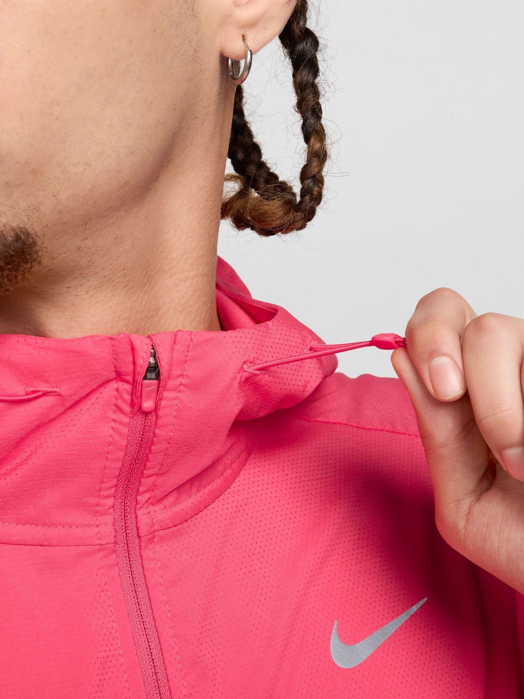 Pink nike track jacket clearance