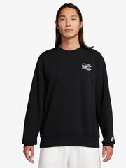 Nike Black Club Printed Graphic Sweatshirt - Image 1 of 7