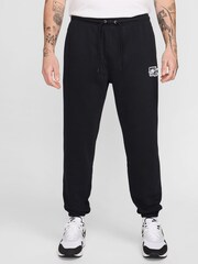 Nike Black M Nk Club Ft Cuff Pant Bolt Joggers - Image 1 of 6