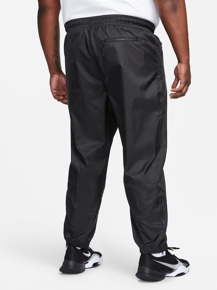 Nike Black Windrunner Woven Lined Joggers - Image 9 of 14