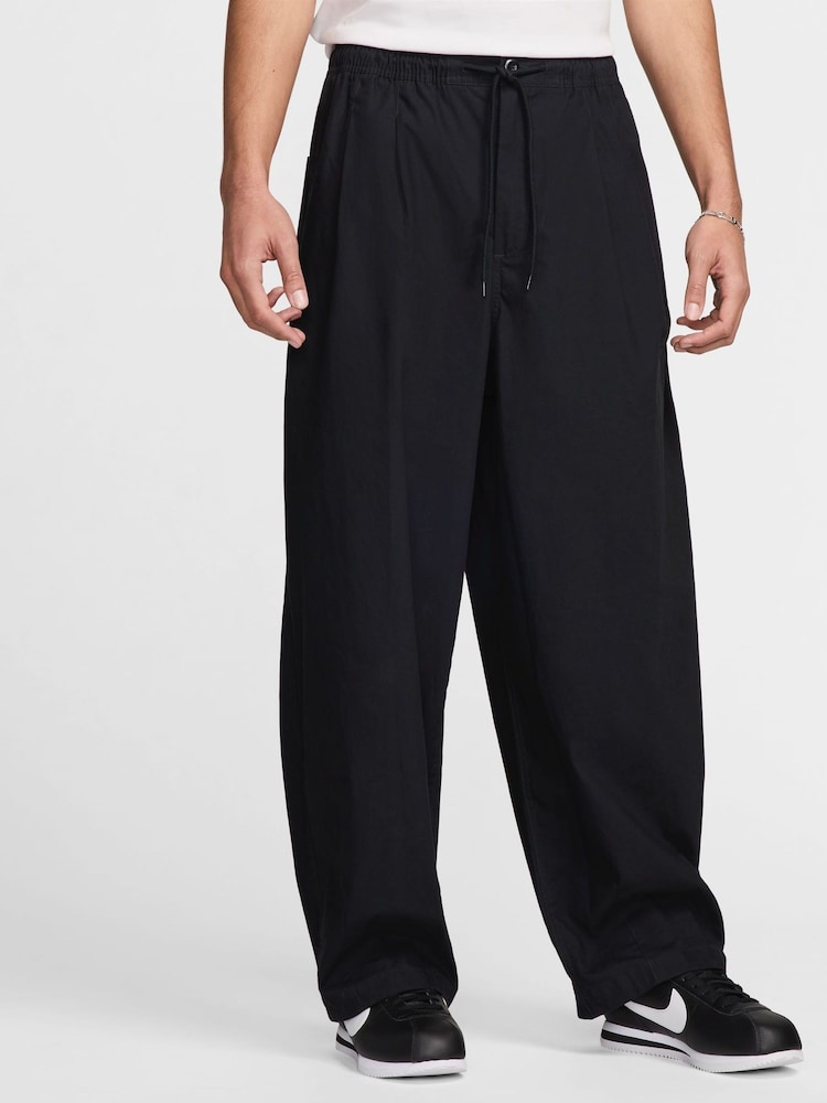 Nike Black Club Balloon 100% Cotton Pants - Image 1 of 6