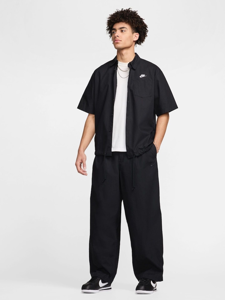 Nike Black Club Balloon 100% Cotton Pants - Image 5 of 6