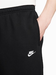 Nike Black Club Fleece Bungee Joggers - Image 3 of 3