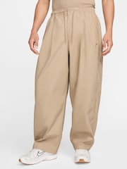 Nike Brown Club Balloon 100% Cotton Pants - Image 1 of 6