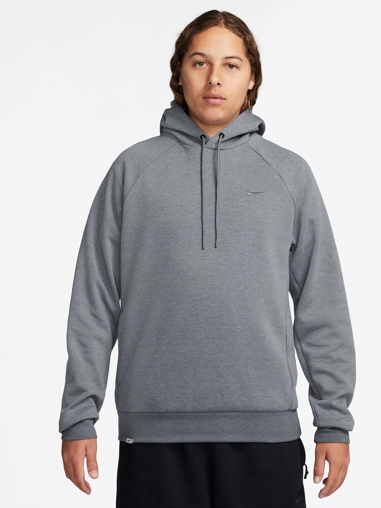 Nike Grey Primary Dri-FIT UV Pullover Versatile Hoodie - Image 1 of 11