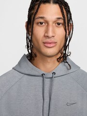 Nike Grey Primary Dri-FIT UV Pullover Versatile Hoodie - Image 4 of 11