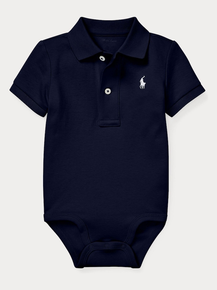 Polo Ralph Lauren bombažen polo pajac za dojenčke Polo Ralph Lauren - Slika 1 iz 4