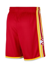 Fanatics Red NBA Atlanta Hawks Icon Swingman Shorts - Image 3 of 4