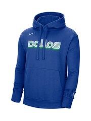 Fanatics Blue NBA Dallas Mavericks City Edition Essential Fleece Hoodie - Rush - Image 1 of 2