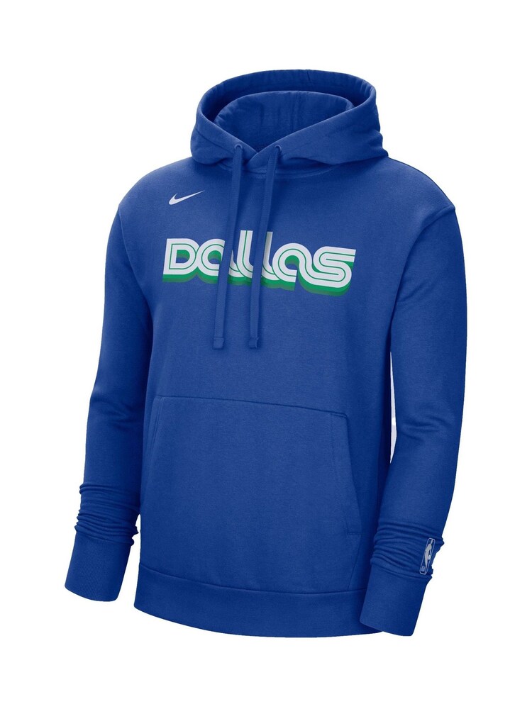 Fanatics Blue NBA Dallas Mavericks City Edition Essential Fleece Hoodie - Rush - Image 1 of 2