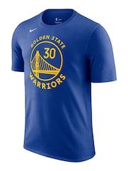 Fanatics Blue 100% Cotton NBA Golden State Warriors Name and Number Icon T-Shirt - Image 2 of 3