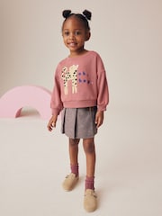 Berry Red Sweatshirt and Skirt Set (3mths-7yrs) - Image 1 of 10