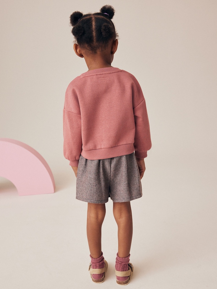 Berry Red Sweatshirt and Skirt Set (3mths-7yrs) - Image 2 of 10