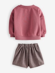 Berry Red Sweatshirt and Skirt Set (3mths-7yrs) - Image 8 of 10