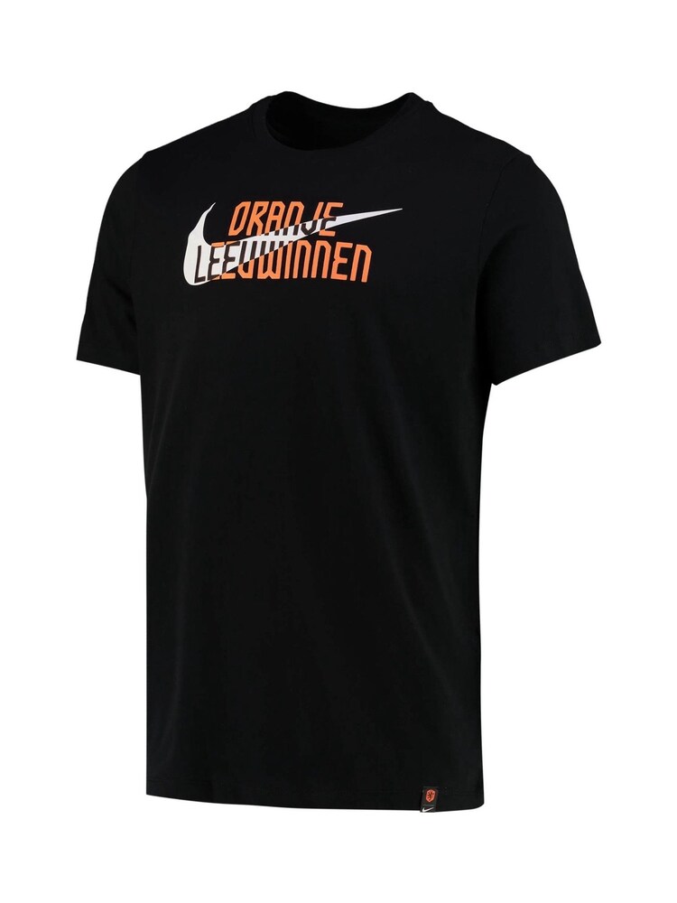 Nike Black Netherlands Swoosh 100% Cotton T-Shirt - Image 2 of 3