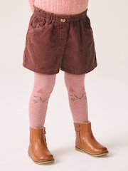 Pink 100% Cotton Co-ord Short And Tights Set (3mths-7yrs) - Image 1 of 8