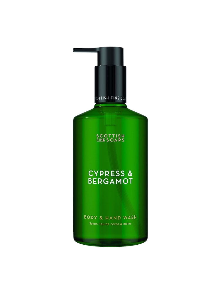 Scottish Fine Soaps Cypress & Bergamot Body & Hand Wash 300ml Pump Bottle - Image 1 of 2 Scottish Fine Soaps Cypress & Bergamot Body & Hand Wash 300ml Pump Bottle - Image 1 of 2