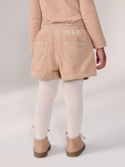 Neutral 100% Cotton Co-ord Short And Tights Set (3mths-7yrs) - Image 3 of 8