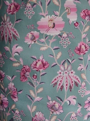 Cath Kidston Green/Pink Floral Laundry Hamper - Image 4 of 7