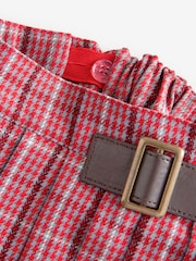 Red Denim Shirt and Check Skirt Set (3mths-7yrs) - Image 7 of 9