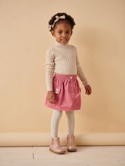 Pink 100% Cotton Co-ord Skirt (3mths-7yrs) - Image 1 of 7