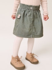 Khaki Green 100% Cotton Co-ord Skirt (3mths-7yrs) - Image 1 of 7