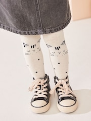 Black/White 100% Cotton Skirt, T-Shirt and Tights Set (3mths-7yrs) - Image 4 of 11