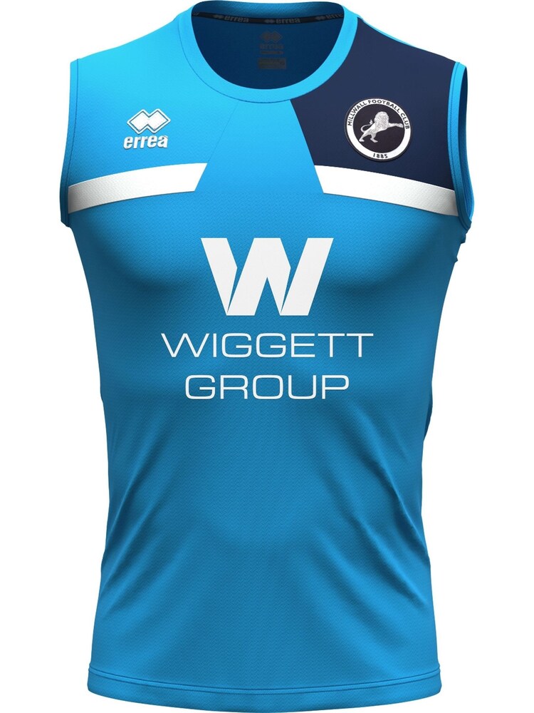 Fanatics Blue Millwall Errea Players Training Sleeveless Top - Image 2 of 3