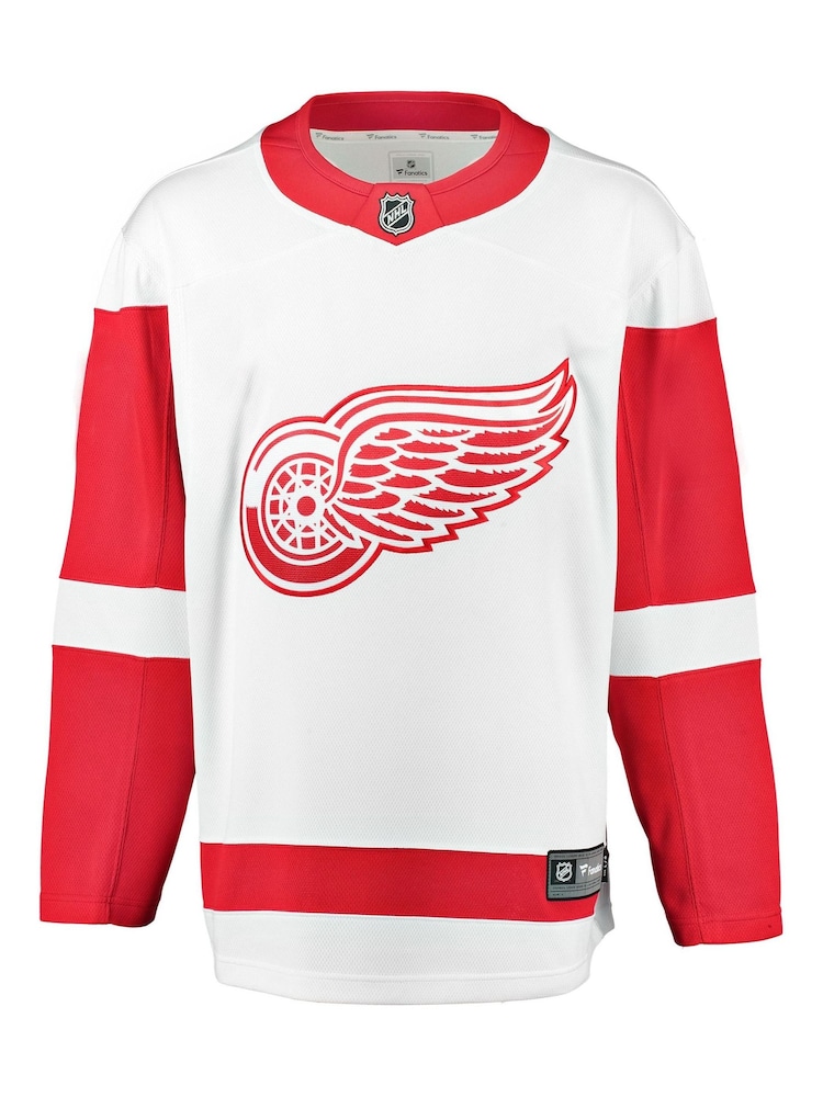 Fanatics Red NHL Detroit Wings Away Breakaway Jersey - Image 1 of 2