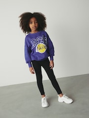 Purple Los Angeles Lakers NBA License Sweatshirt (3-16yrs) - Image 1 of 8