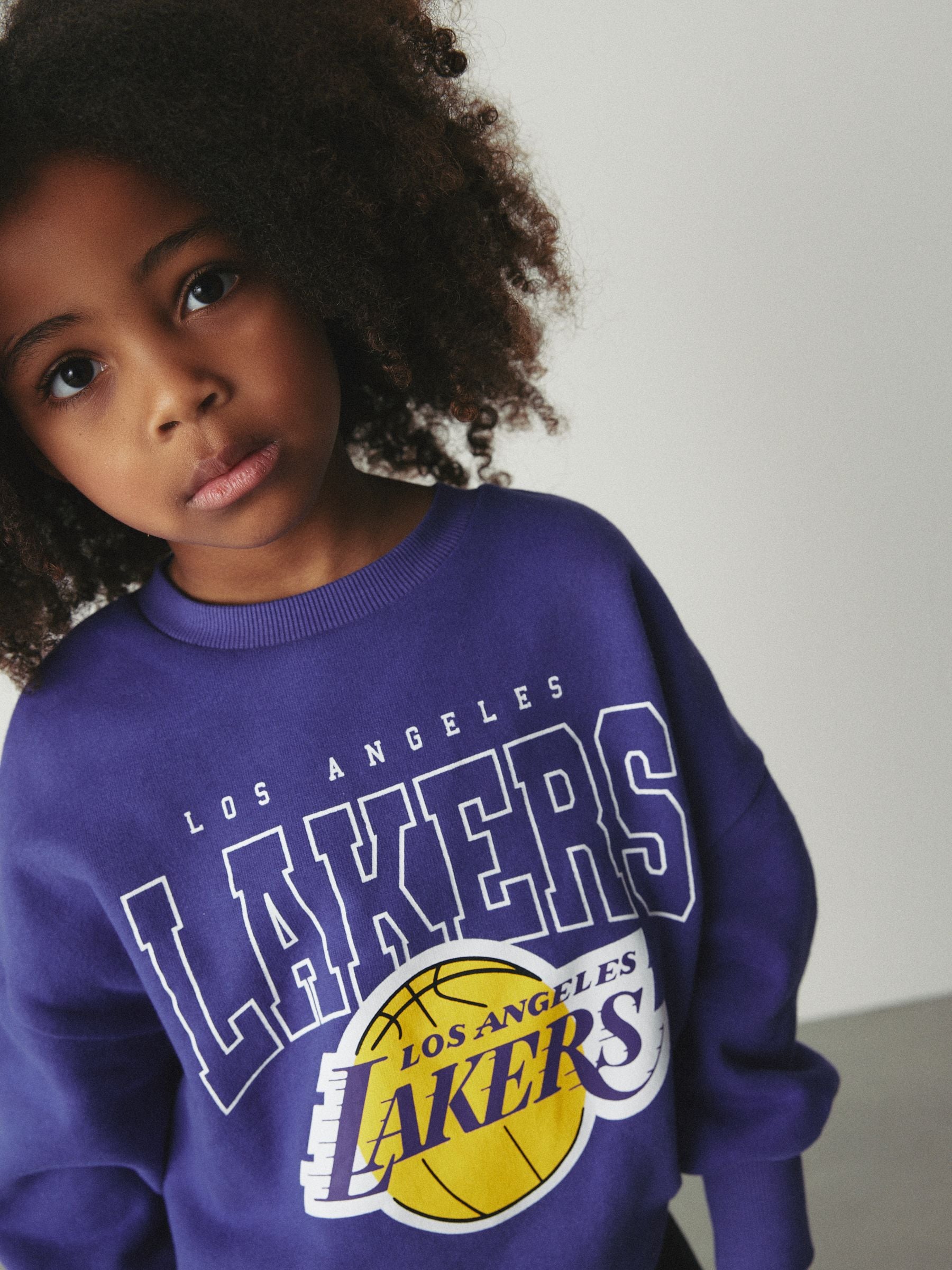 Buy Purple Los Angeles Lakers NBA License Sweatshirt (3-16yrs) from Next  Ireland