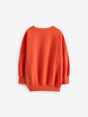 Orange New York Knicks NBA License Sweatshirt (3-16yrs) - Image 7 of 8