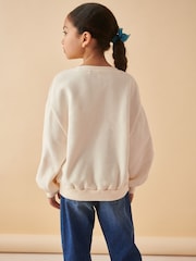 Ecru Applique Unicorn Sweatshirt (3-16yrs) - Image 3 of 7