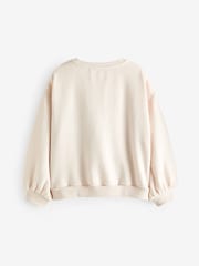 Ecru Applique Unicorn Sweatshirt (3-16yrs) - Image 6 of 7