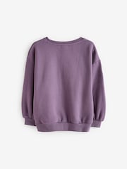 Berry Red Rainbow Sequin Sweatshirt (3-16yrs) - Image 6 of 8