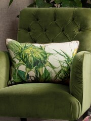Voyage Fern Easton Floral Piped Cushion - Image 1 of 4