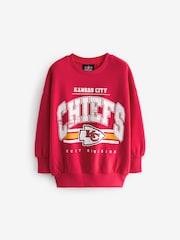 Red Kansas City Chiefs NFL License Sweatshirt (3-16yrs) - Image 5 of 7