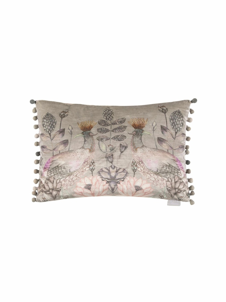Voyage Bronze Ahura Animal Pom-Pom Cushion - Image 2 of 4