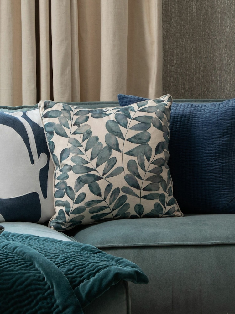 Voyage River Rowan Floral Piped Cushion - Image 1 of 4