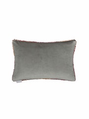 Voyage Blossom Huckleberry Floral Loop Edge Cushion - Image 3 of 4