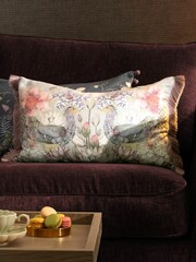 Voyage Bronze Acanthis Animal Floral Fringed Cushion - Image 1 of 4