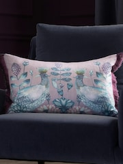 Voyage Mauve Ahura Animal Pom-Pom Cushion - Image 1 of 4