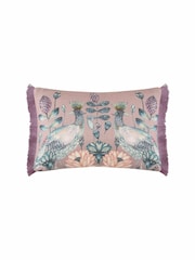 Voyage Mauve Ahura Animal Pom-Pom Cushion - Image 2 of 4
