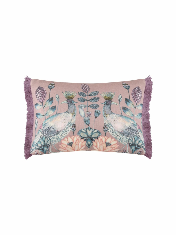 Voyage Mauve Ahura Animal Pom-Pom Cushion - Image 2 of 4