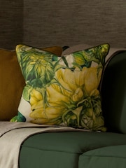 Voyage Linen Easton Floral Piped Cushion - Image 1 of 3