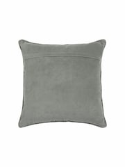 Voyage Steel Herb Floral Piped Cushion - Image 3 of 3