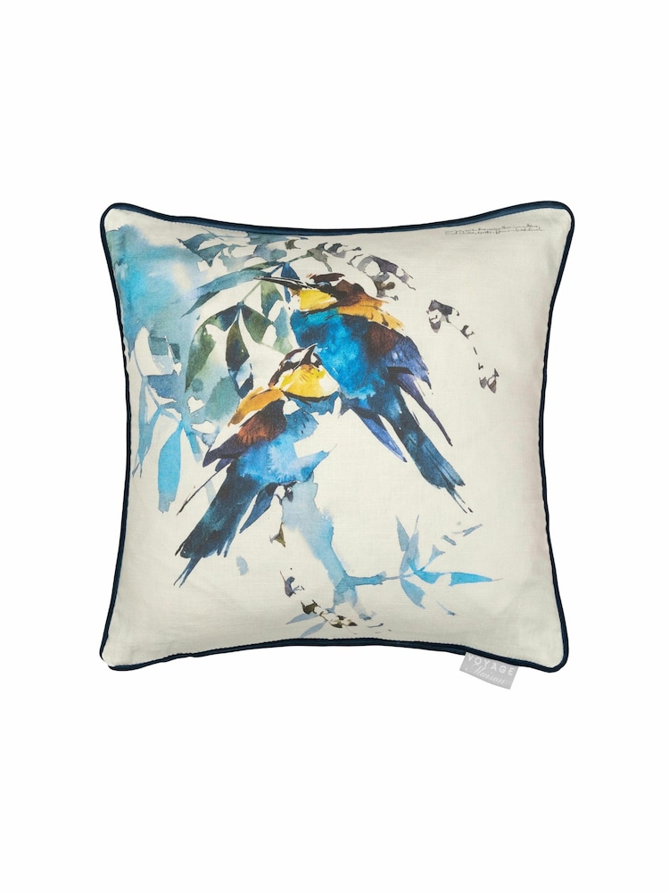 Voyage Azure Avalon Animal Piped Cushion - Image 2 of 4