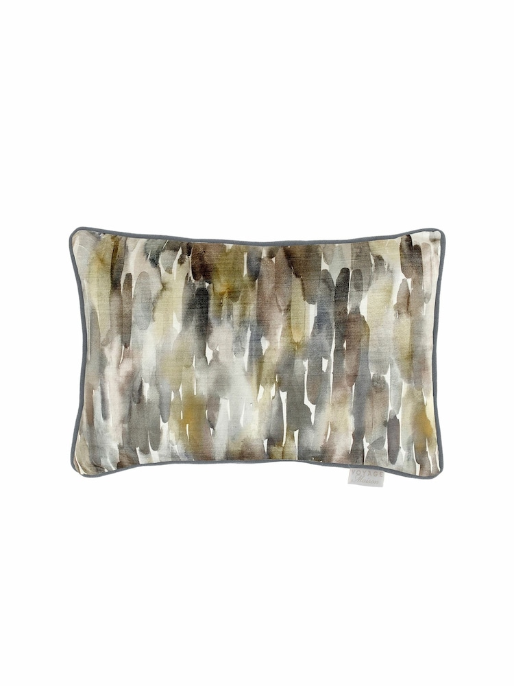 Voyage Bamboo Azima Abstract Piped Cushion - Image 1 of 3